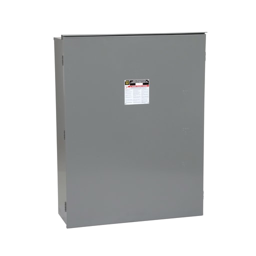 Square-D / Schneider - Square D 82444R 600 VAC 200 Amp 4-Pole Galvannealed Steel NEMA 3R Non-Fusible Double Throw Safety Switch