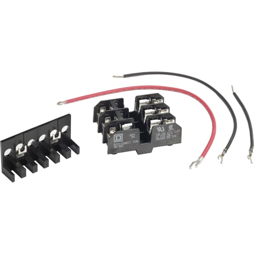 Square-D / Schneider - Square D 9070FB3B 3-Pole 30 Amp Midget Primary/Secondary Industrial Control Transformer Fuse Block