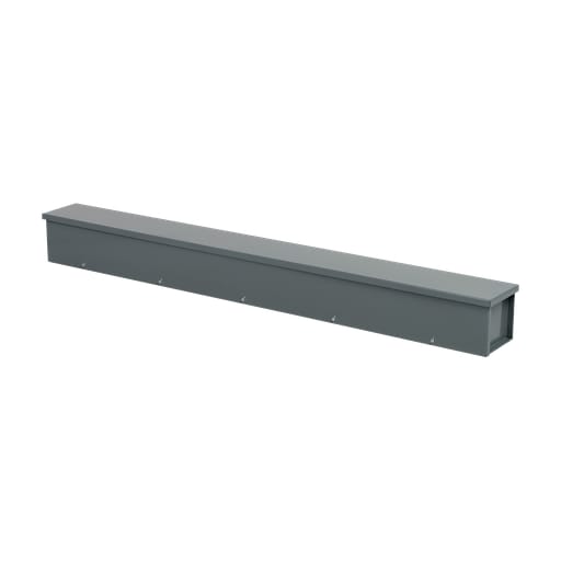 Square-D / Schneider - Square D RDB65 6 x 6 Inch x 5 Foot NEMA 3R 16 Gauge Steel Gray Polyester Powder Coated Raintight Wiring Trough