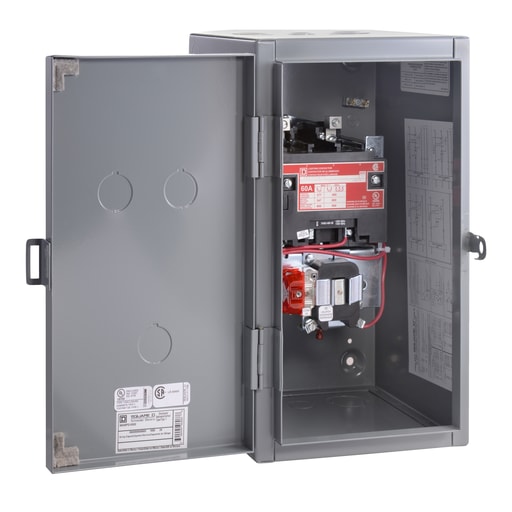 Square-D / Schneider - Square D 8903SPG2V04 277 VAC 60 Amp 3-Pole NEMA 1 Electrically Held Lighting Contactor