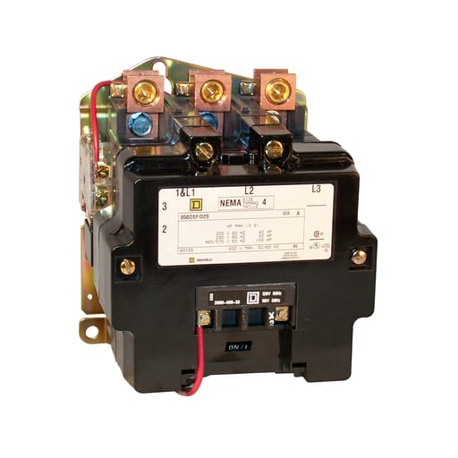 Square-D / Schneider - Square D 8502SFO2V03 220/240 VAC 135 Amp 3-Pole Open Type Full Voltage Non-Reversing Magnetic Contactor