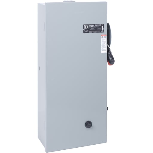 Square-D / Schneider - Square D 8940SSD4030Y1071 440/480 VAC 45 Amp 30 Hp 3-Pole NEMA 3R Full Voltage Fusible Switch Pump Panel