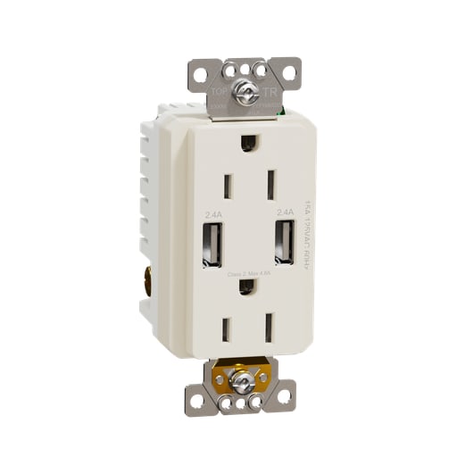 Square-D / Schneider - SQD SQR55141LA USB charger + socket