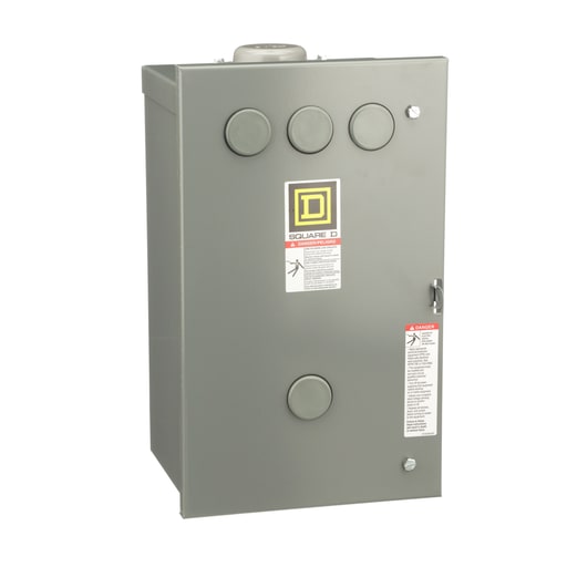 Square-D / Schneider - Square D 8903LH40V02C 110/120 VAC 30 Amp 4-Pole NEMA 3R Electrically Held Lighting Contactor