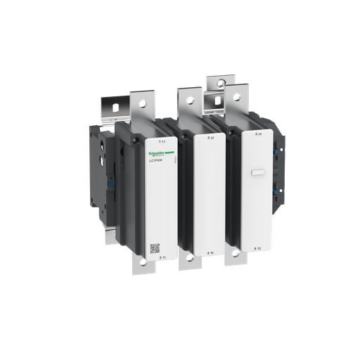 Square-D / Schneider - Square D LC1F630 600 VAC 630 Amp 3-Pole 1NO Panel Mount Full Voltage Non-Reversing IEC Contactor
