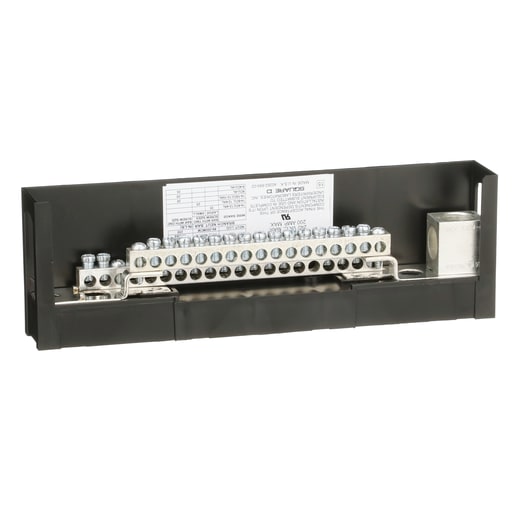 Square-D / Schneider - Square D SN30 200 Amp 4 AWG to 300 MCM Copper/Aluminum Solid Circuit Breaker Neutral Assembly