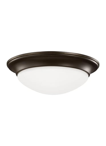 SEAGULL - SEA 75434-782 ONE LIGHT FLUSH MOUNT HEIRLOOM