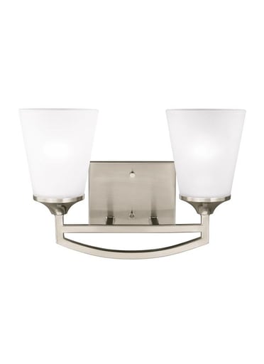 SEAGULL - SEA 4424502-962 TWO LIGHT WALL / BATH HANFORD