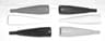 Selecta Switch - Selecta Products SC-26BLK-BX Selecta Black Vinyl 24A/25/25C Clip Insulator