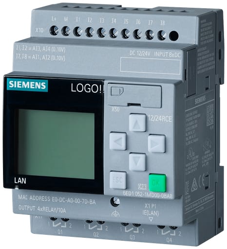 Siemens - Siemens 6ED10521MD080BA0 LOGO 12/24RCE.