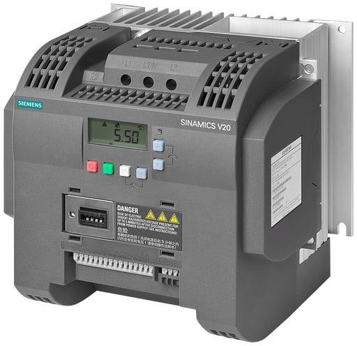 Siemens - Siemens 6SL32105BB222UV0 2.2 kW 3 Hp 230 Volt 11 Amp 3-Phase 4-Input Inverter