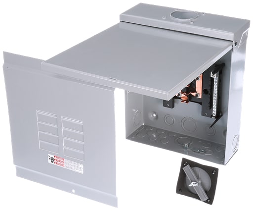 Siemens - Siemens W0816ML1125CU 120/240 VAC 125 Amp 8-16 Circuit 1-Phase 3-Wire NEMA 3R Main Lug Load Center