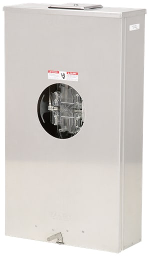 Siemens - Siemens 41105-02FL 600 VAC 320 Amp 1-Phase 3-Wire 5-Jaw 1-Position Lever Bypass Ringless Meter Mounting Equipment