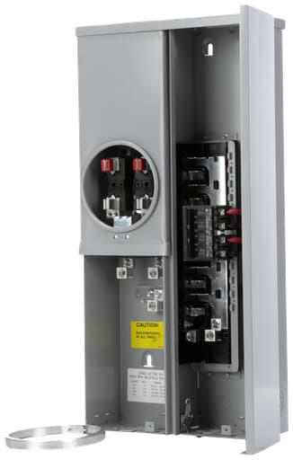Siemens - Siemens MC0816B1200EST 120/240 VAC 200 Amp 1-Phase 3-Wire Ring Type Combination Meter Load Center