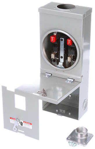 Siemens - Siemens MM0202ML1100S 120/240 VAC 100 Amp 1-Phase 10 kA 3-Wire 2-Circuit Horn Bypass Ring Meter Main
