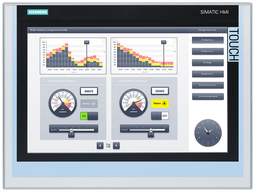 Siemens - Siemens 6AG11240QC024AX1 SIPLUS HMI TP1