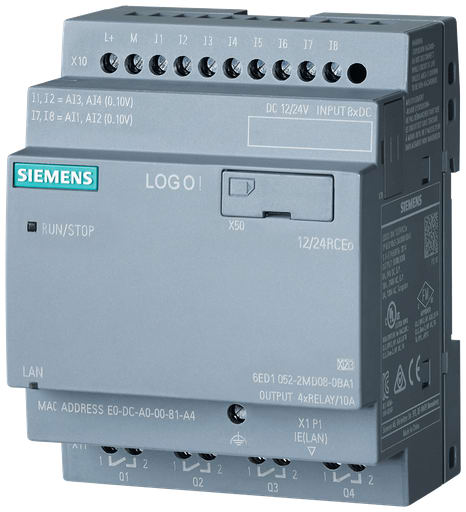Siemens - S-A 6ED10522MD080BA1 LOGO 12/24RCEO