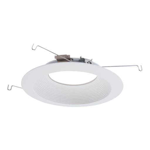 Cooper Lighting - Halo 696WB 6" Trim, Shallow White Baffle, White Trim