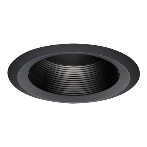 Cooper Lighting - Halo 6125BKBB 6" Full Cone Black Baffle, Black Self-Flange Ring