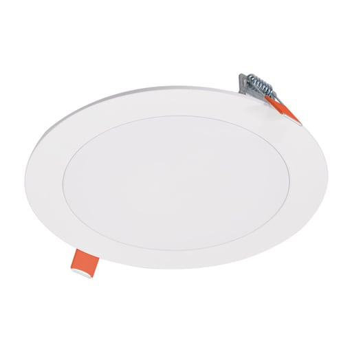 Cooper Lighting - Halo HLB6S099FSE010MWR 6 in. White Square Integrated LED Recessed Light Direct Mount Kit with Selectable CCT (2700K-5000K), (No Can Needed)