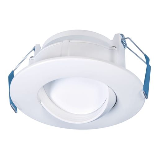Cooper Lighting - Halo RA4069S1EWHDMR RA 4 in. LED Adjustable Gimbal with Selectable CCT (2700K-5000K), White direct Mount