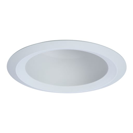 Cooper Lighting - Halo 6146WH 6" White Reflector, Open Wet Location Showerlight, Self-Flange Ring