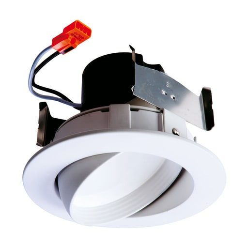 Cooper Lighting - Halo RA406930NFLWH 4" Retrofit Adjustable LED Module, 90CRI, 120V, 3000 K, Narrow Flood, White
