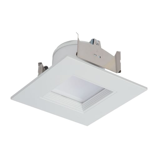 Cooper Lighting - Halo RSQ4089FS1EMWWB 4" all- purpose square LED module, 90 CRI, selectable CCT (2700K-5000K CCT), 800 lumens, white