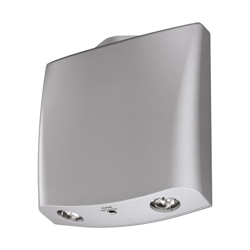 Cooper Lighting - Sure-Lites SELW25 LED Wet Location Emergency Light, 25ft Spacing, Nickel Cadmium Battery, Silver