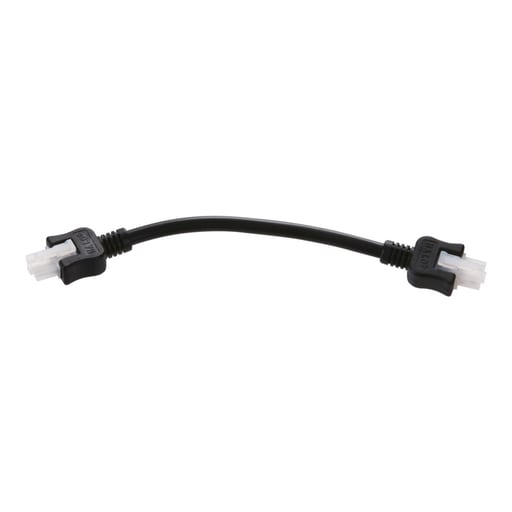 Cooper Lighting - Halo HU107MB HALO HU10 LED UNDERCABINET 1.5 IN DAISEY CHAIN CONNECTOR MATTE BLACK