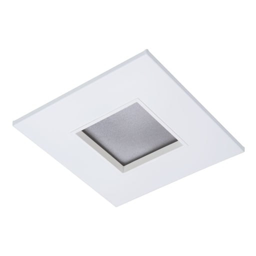 Cooper Lighting - Halo TL44S2GMWWB 2" square lens pinhole ML4 trim, matte white flange, white lens frame