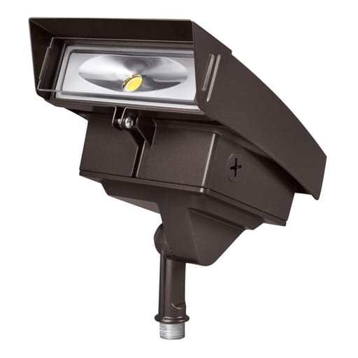 Cooper Lighting - Lumark XTORFLD-KNC Crosstour, Knuckle Floodlight Kit carbon bronze, includes 1/2" knuckle plate, small and large visor and impact shield. Crosstour luminaire sold separately.