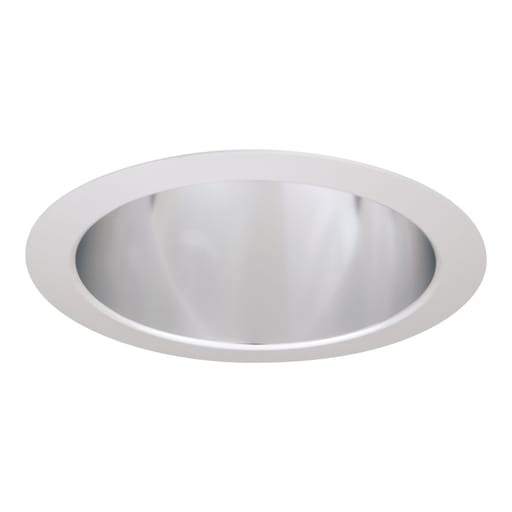 Cooper Lighting - Halo 61WDC 6" conical Reflector, wide 65deg beam angle, Specular clear, Polished flange