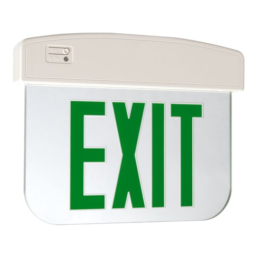 Cooper Lighting - Metalux APXEL61G Exit Sign Edge Lit, 1F, Green, AC only