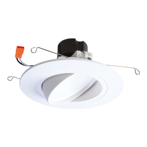 Cooper Lighting - Halo RA5606927NFLWH 5/6" Retrofit Adjustable LED Module, 90CRI, 120V, 2700 K, Narrow Flood, White