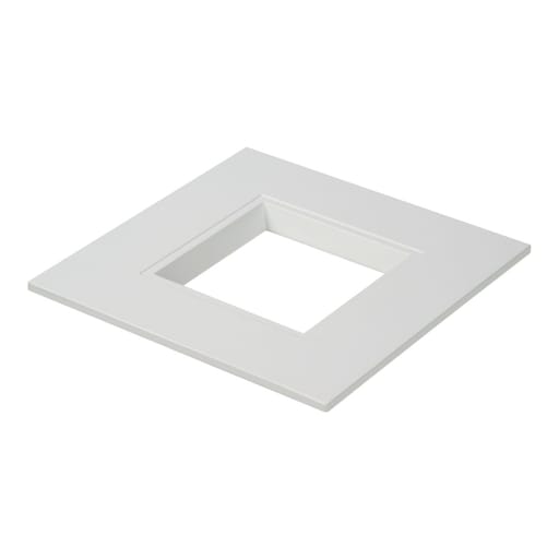Cooper Lighting - Halo RSQ6TRMMW 6" square trim, matte white flange and splay, field paintable