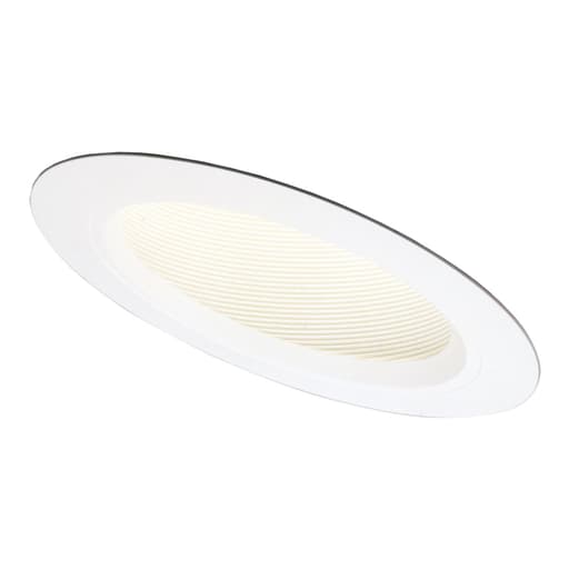 Cooper Lighting - Halo 498W 6" Trim Baffle - Slope Ceiling Trim White Trim with White Coilex Baffle
