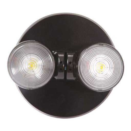 Cooper Lighting - Metalux APWR1BK Single Remote Head LED Emergency Heads Wet Location Listed,White Housing