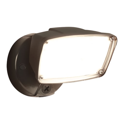 Cooper Lighting - Halo FSL203TB Large Single LED Flood, Selectable Color Temp (3000K-5000K), Bronze