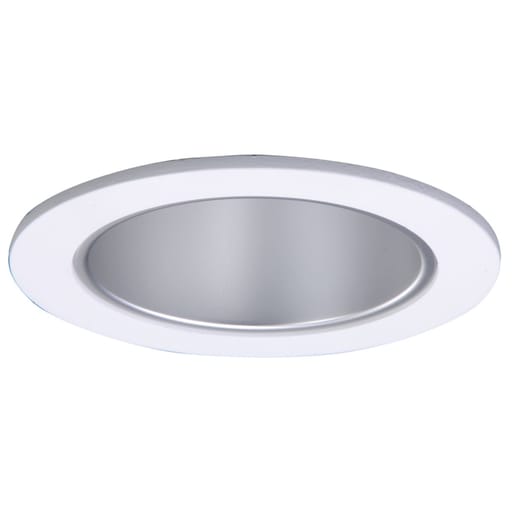 Cooper Lighting - Halo TL410H 4" LED Trim, Frost Dome Polymer Lens, Haze Reflector, Matte White Ring, Shower Rated