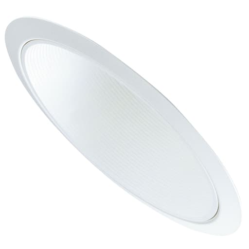 Cooper Lighting - Halo 456W 6" Trim Baffle Trim for Slope Ceiling White Trim with White Baffle
