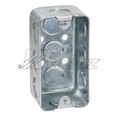 TOPAZ - TPZ H4451 4"X2" RECT BX STL.1-7/8"