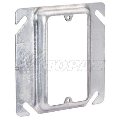 TOPAZ - TPZ C4453 4"SQ STL RING RAISED 1/2"