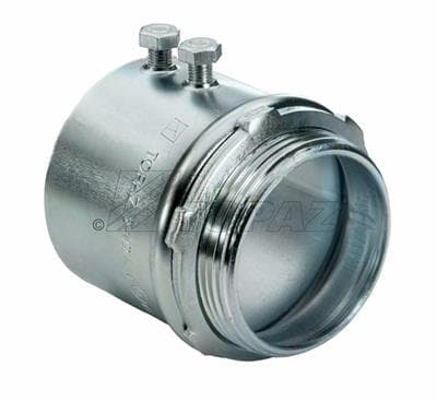 TOPAZ - Topaz Corp 637S 2-1/2 Inch Steel Set Screw EMT/Rigid Conduit Connector