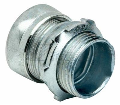 TOPAZ - Topaz Corp 652S 3/4 Inch Steel Compression EMT Connector