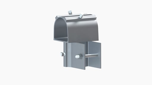 Unirac Inc - Unirac 403211C 2" Large Array Front Cap, Mill Finsh Aluminum