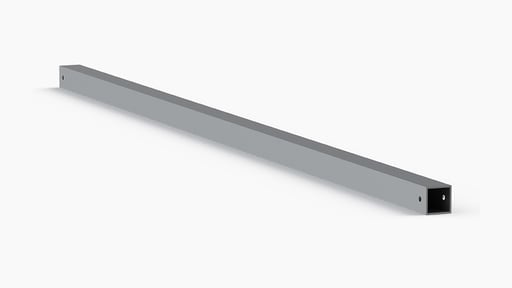 Unirac Inc - Unirac 403201C 2" x 10.5ft Large Array Brace, Mill Finish Aluminum