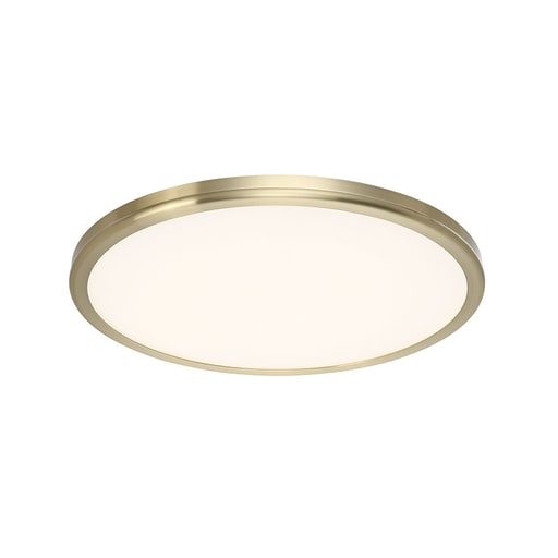 Wac Lighting - WAC FM-4615-27-BR GEOS 15" FLUSH MOUNT 3000K