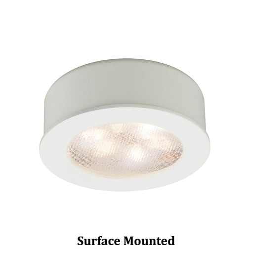 Wac Lighting - WAC Lighting HR-LED87-27-WT 4.8 W 2700 K LEDme White Round Button Light Fixture