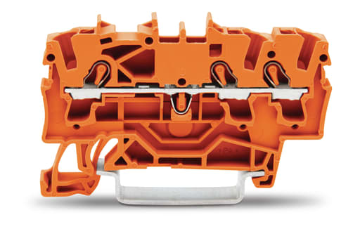 Wago - WAGO 2002-1302 3 COND ORANGE TB 22-12AWG